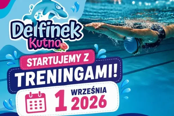 Delfinek Kutno zaprasza na treningi pływackie od 1 września