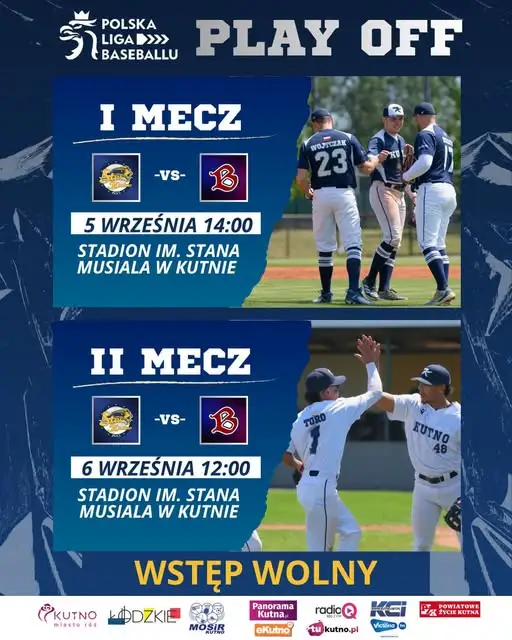Finał Polskiej Ligi Baseballu: Stal Kutno kontra Barons Wrocław
