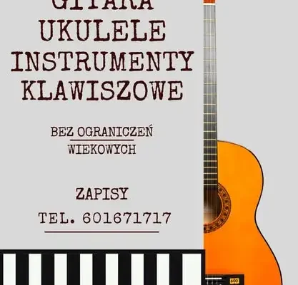 Zapisz się na lekcje gry na gitarze, ukulele i perkusji w Centrum Kultury Gminy Kutno