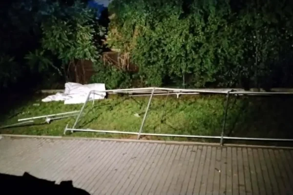 OSP Krośniewice interweniowało przy miejscowym zagrożeniu