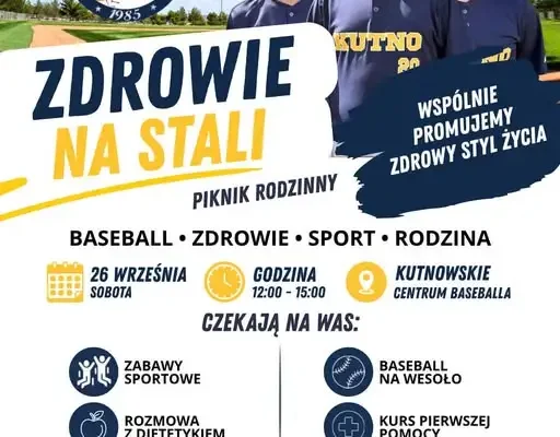Piknik rodzinny „Zdrowie na Stali” w Kutnie już 26 września