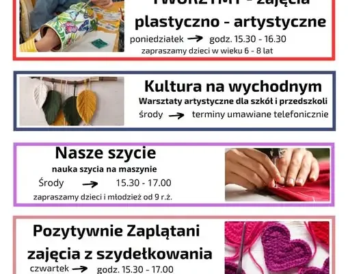 Centrum Kultury Gminy Kutno zaprasza na zajęcia artystyczne – ruszają zapisy