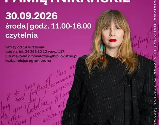 Kutnowskie Dni Seniora: warsztaty pamiętnikarskie z Karoliną Sulej