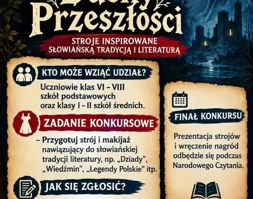 Konkurs „Duchy przeszłości” w Żychlinie – przygotuj słowiański strój i makijaż