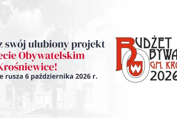 Budżet Obywatelski Gminy Krośniewice – głosowanie od 6 października