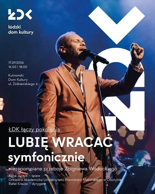 Kutnowskie Dni Seniora 2026: Koncert symfoniczny „LUBIĘ WRACAĆ” z przebojami Zbigniewa Wodeckiego