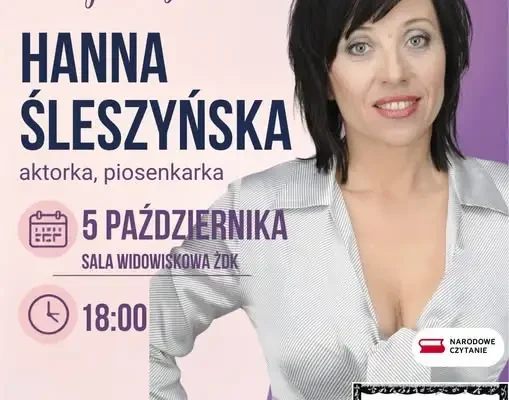 Hanna Śleszyńska wystąpi w Żychlinie. Narodowe Czytanie z „Dziadami”