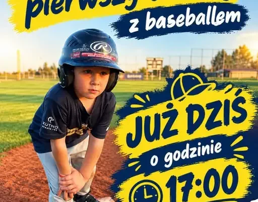 Darmowy trening baseballu dla dzieci w Kutnie – już dziś!