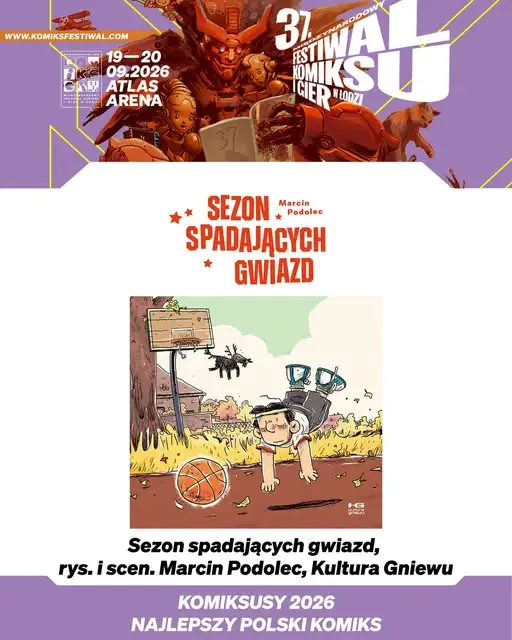 Marcin Podolec zdobywcą nagrody za najlepszy polski komiks roku