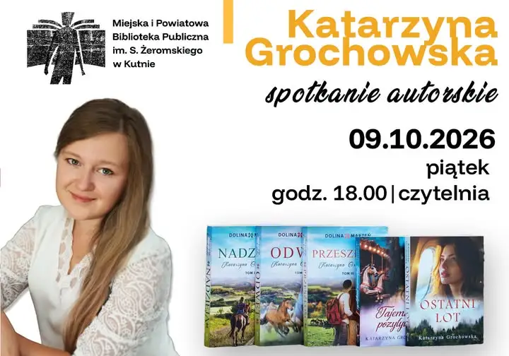 Kutno: odbierz bezpłatne wejściówki na spotkanie autorskie w bibliotece
