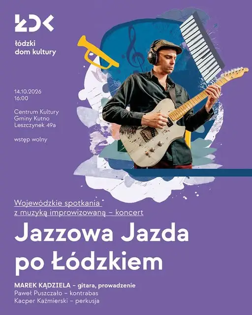 Jazzowa Jazda po Łódzkiem – koncert dla seniorów w Leszczynku