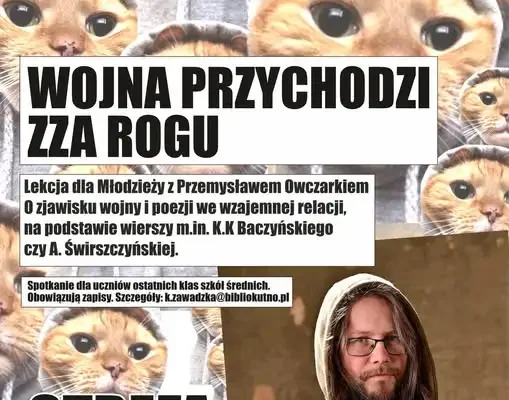 Wojna i poezja – spotkanie Strefy Młodych w Kutnie