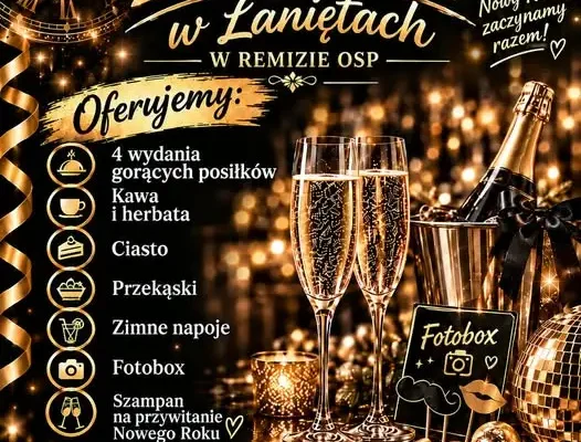 Bal Sylwestrowy w OSP Łanięta – przywitaj Nowy Rok w wyjątkowej atmosferze