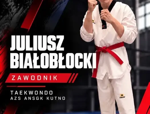 Juliusz Białobłocki – nowy zawodnik w seniorskiej drużynie Taekwondo AZS ANSGK Kutno